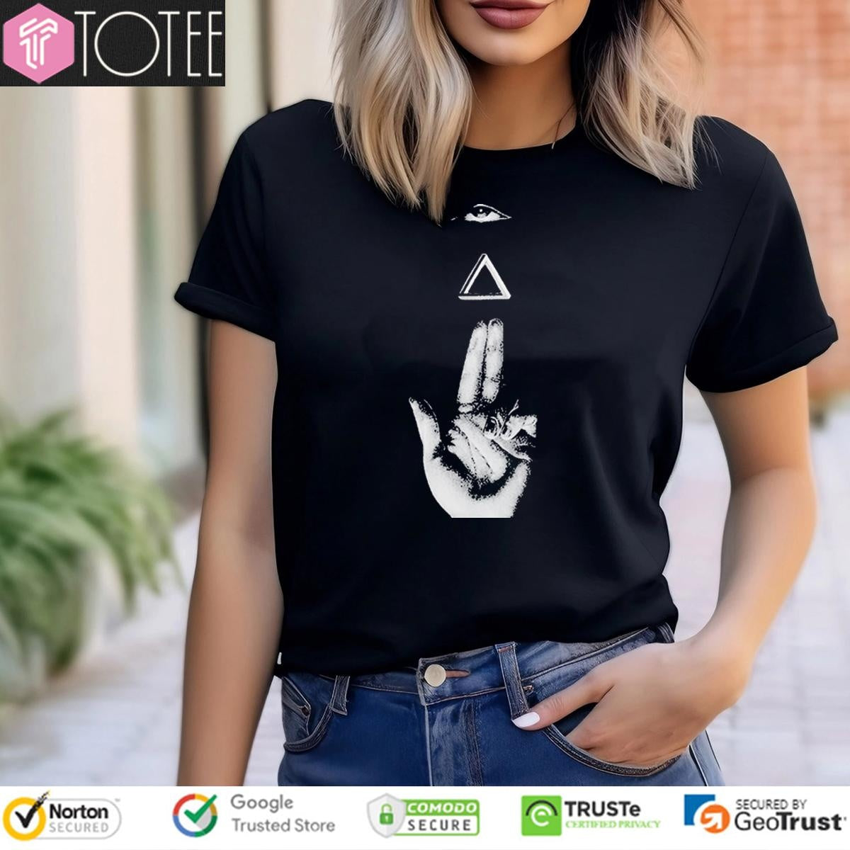 Highly Suspect As Above So Below Tour 2025 Logo Tour Eye Hand T-shirt