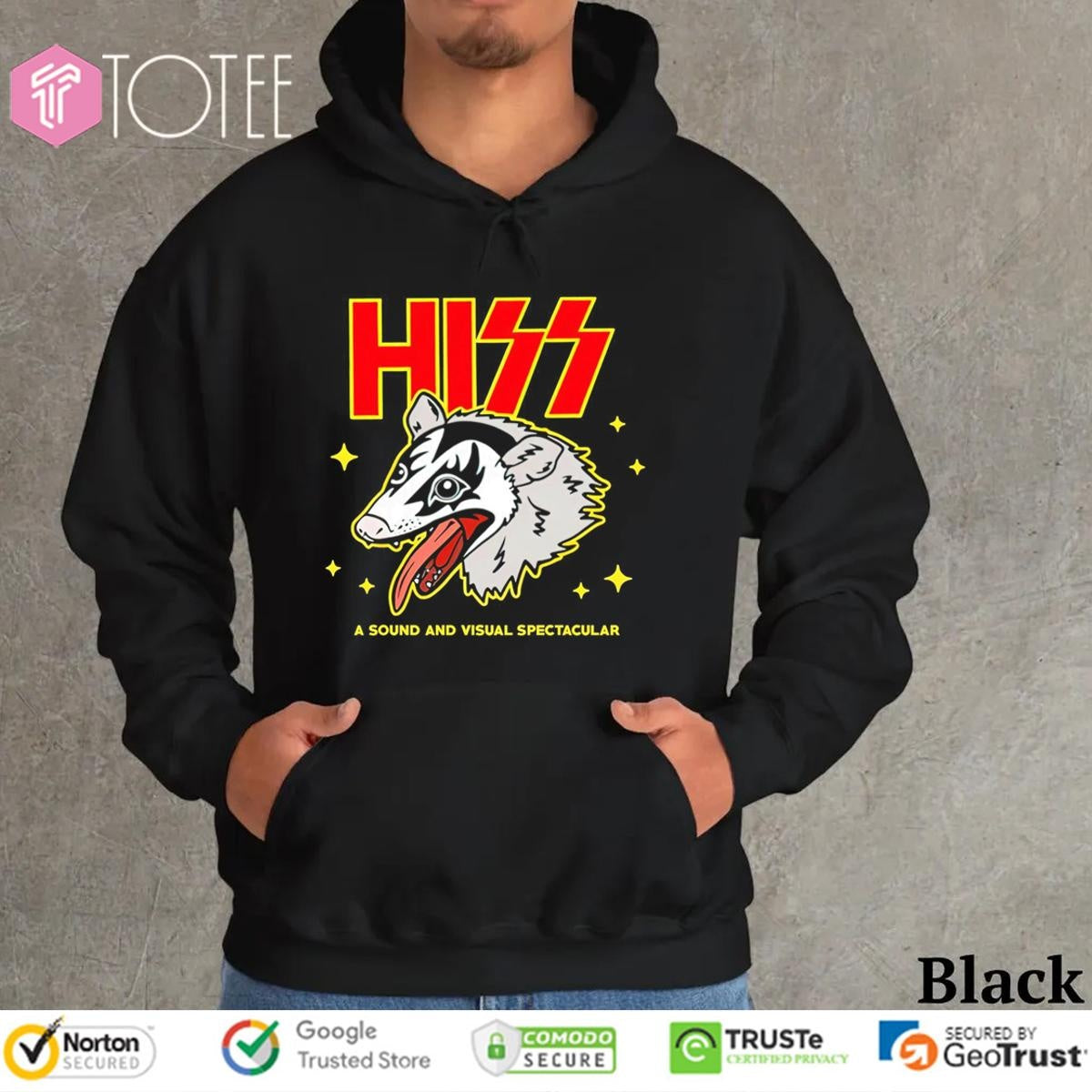 Hiss A Sound And Visual Spectacular Possum Ver Kiss T-shirt