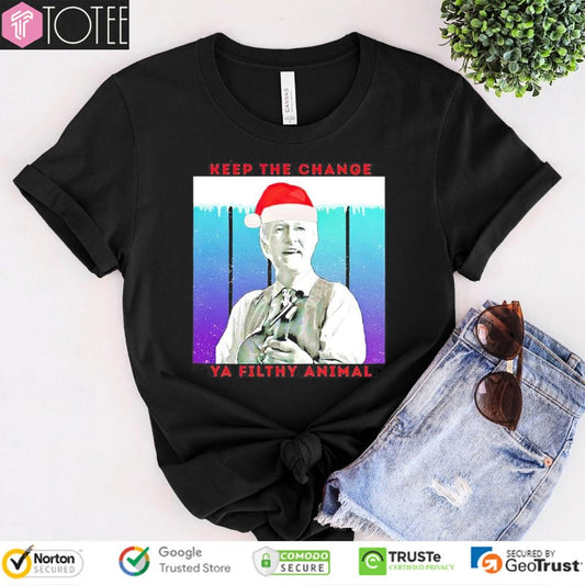 Home Alone Keep The Change Ya Filthy Animal Christmas T-shirt