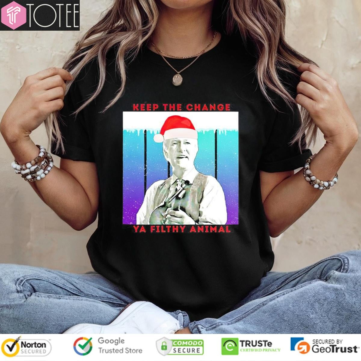 Home Alone Keep The Change Ya Filthy Animal Christmas T-shirt