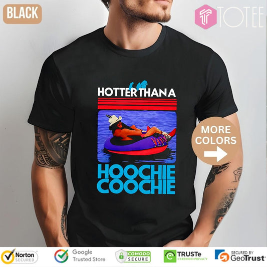 Hotter Than A Hoochie Coochie Alan Jackson Music Summer Retro T-shirt