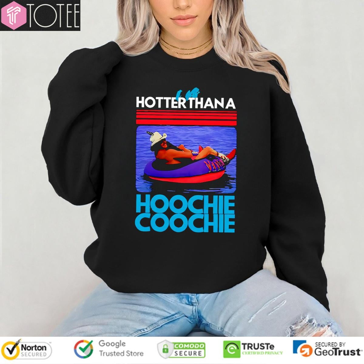 Hotter Than A Hoochie Coochie Alan Jackson Music Summer Retro T-shirt