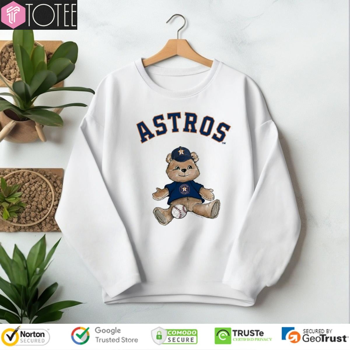 Houston Astros Tiny Turnip Teddy Bear T-shirt