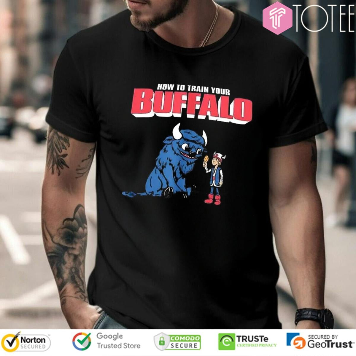 How To Train Your Buffalo Parody Buffalo Bills How To Train Your Dragon T-shirt