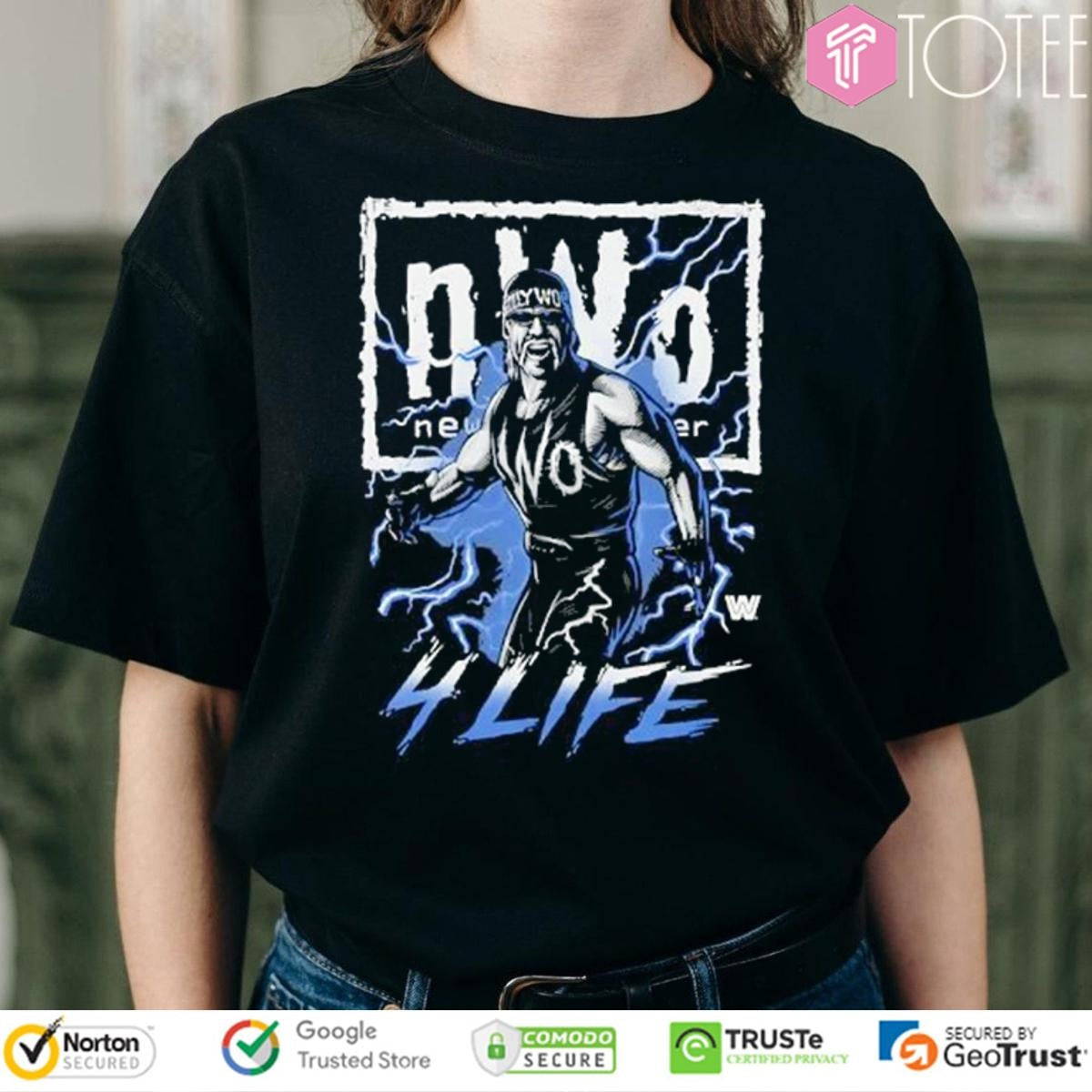 Hulk Hogan Hollywood Nwo 4 Life Graphic T-shirt