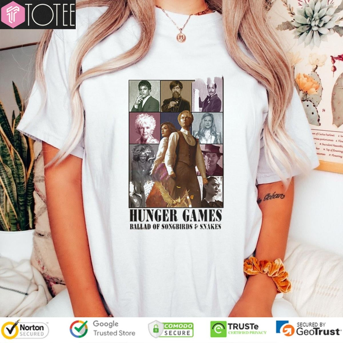 Hunger Games Coriolanus Snow Ballad Of Songbirds Snakes Ver Eras Tour T-shirt