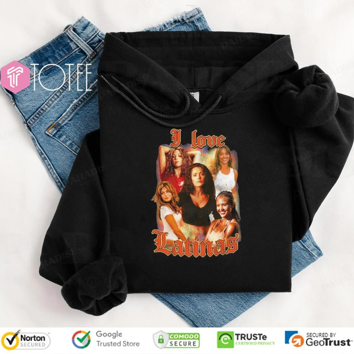 I Love Latinas Vintage Bootleg T-shirt