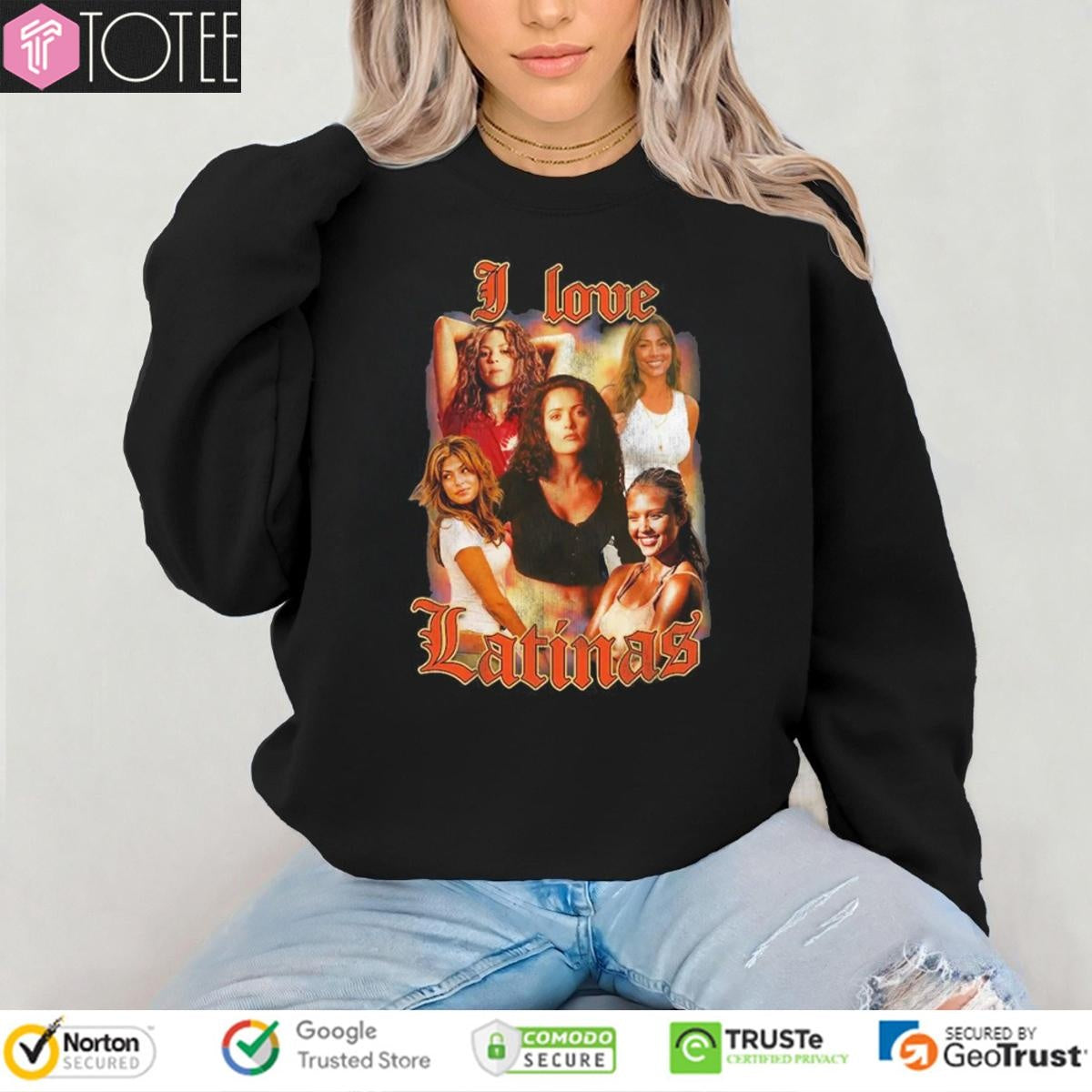 I Love Latinas Vintage Bootleg T-shirt