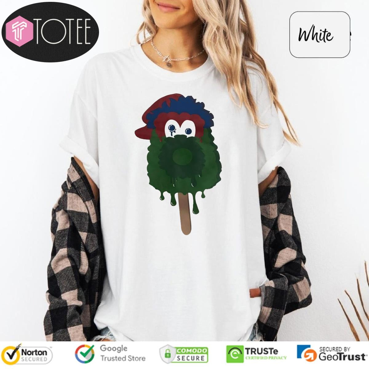 Ice Cream Philadelphia Phillies Mascot T-shirt