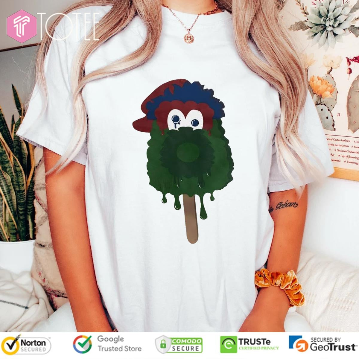 Ice Cream Philadelphia Phillies Mascot T-shirt