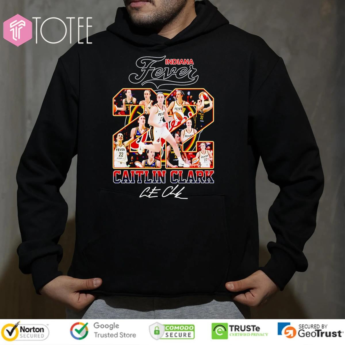 Indiana Fever Caitlin Clark 22 Signature T-shirt