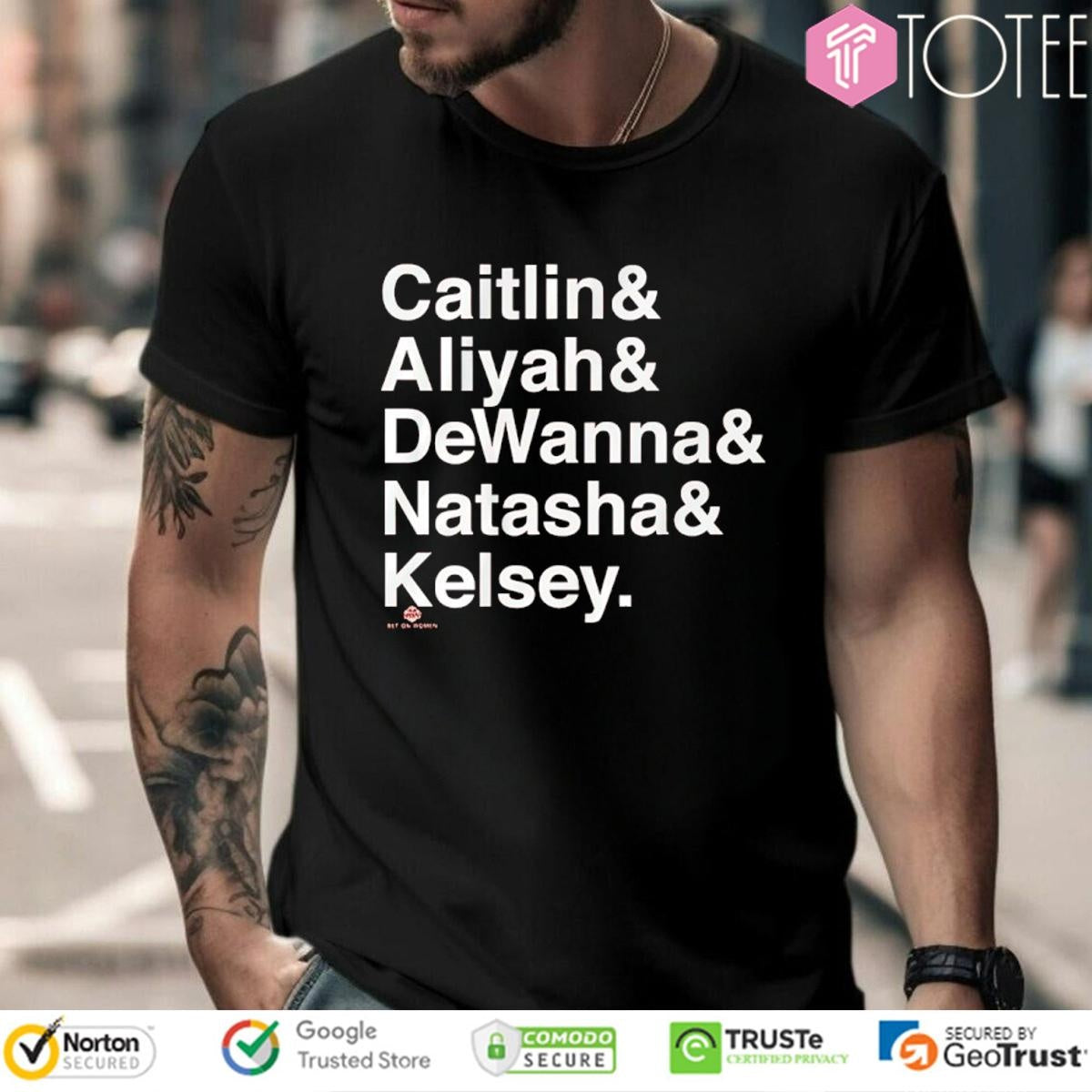 Indiana Fever Players Names Caitlin Aliyah Dewanna Natasha Kelsey T-shirt