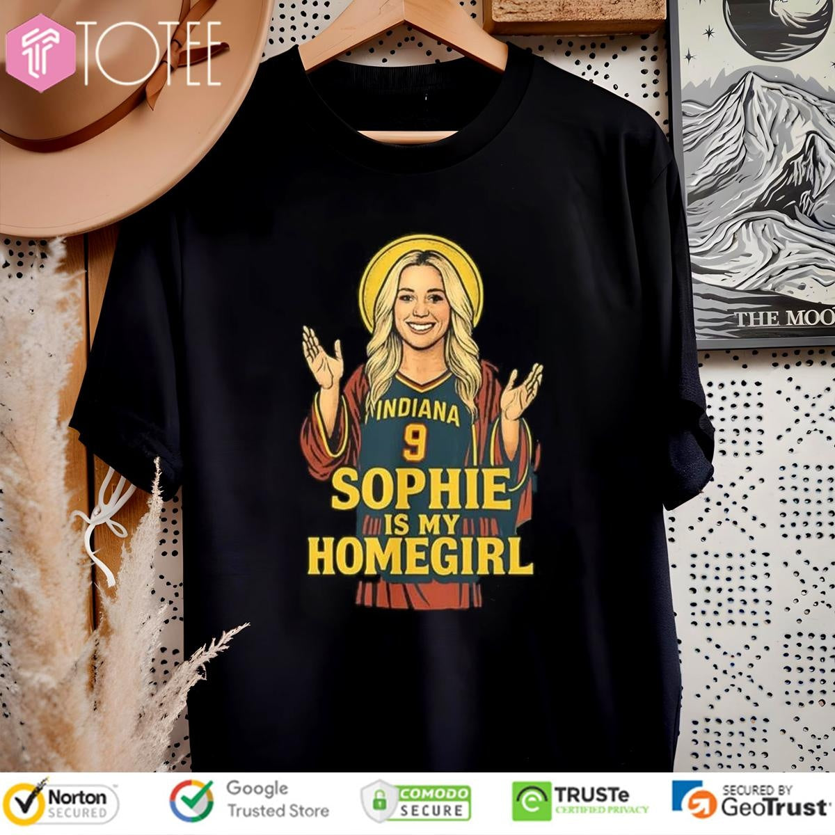 Indiana Fever Sophie Cunningham Jesus Is My Homegirl T-shirt