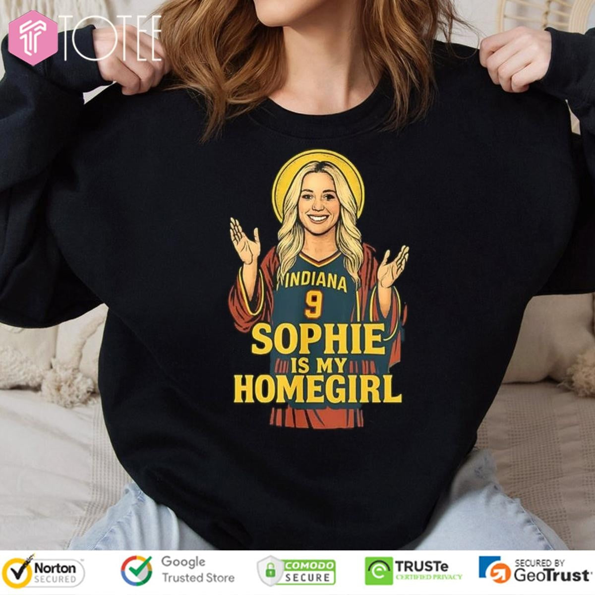 Indiana Fever Sophie Cunningham Jesus Is My Homegirl T-shirt