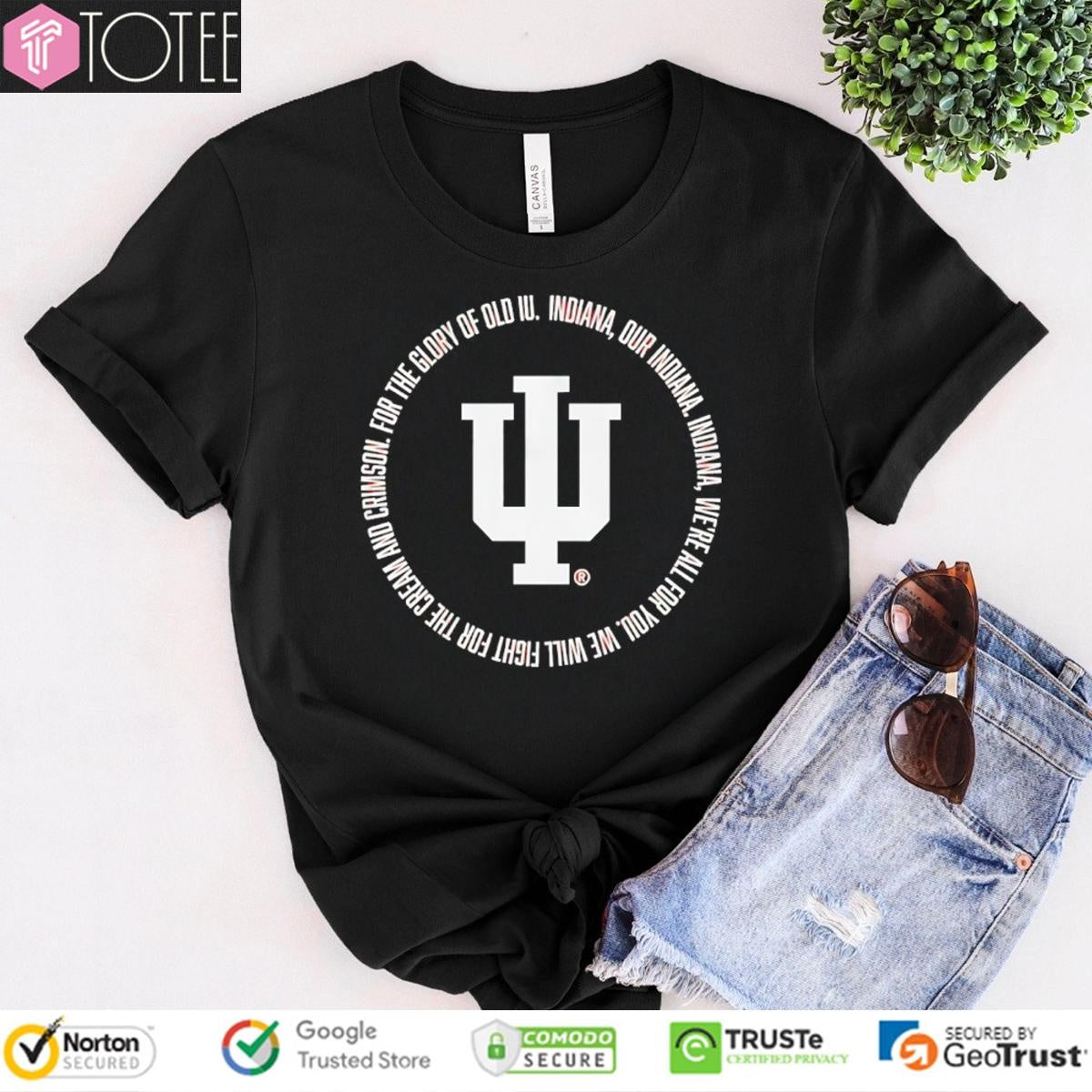 Indiana Hoosiers For The Glory Of Old Iu Indiana Our Indiana T-shirt