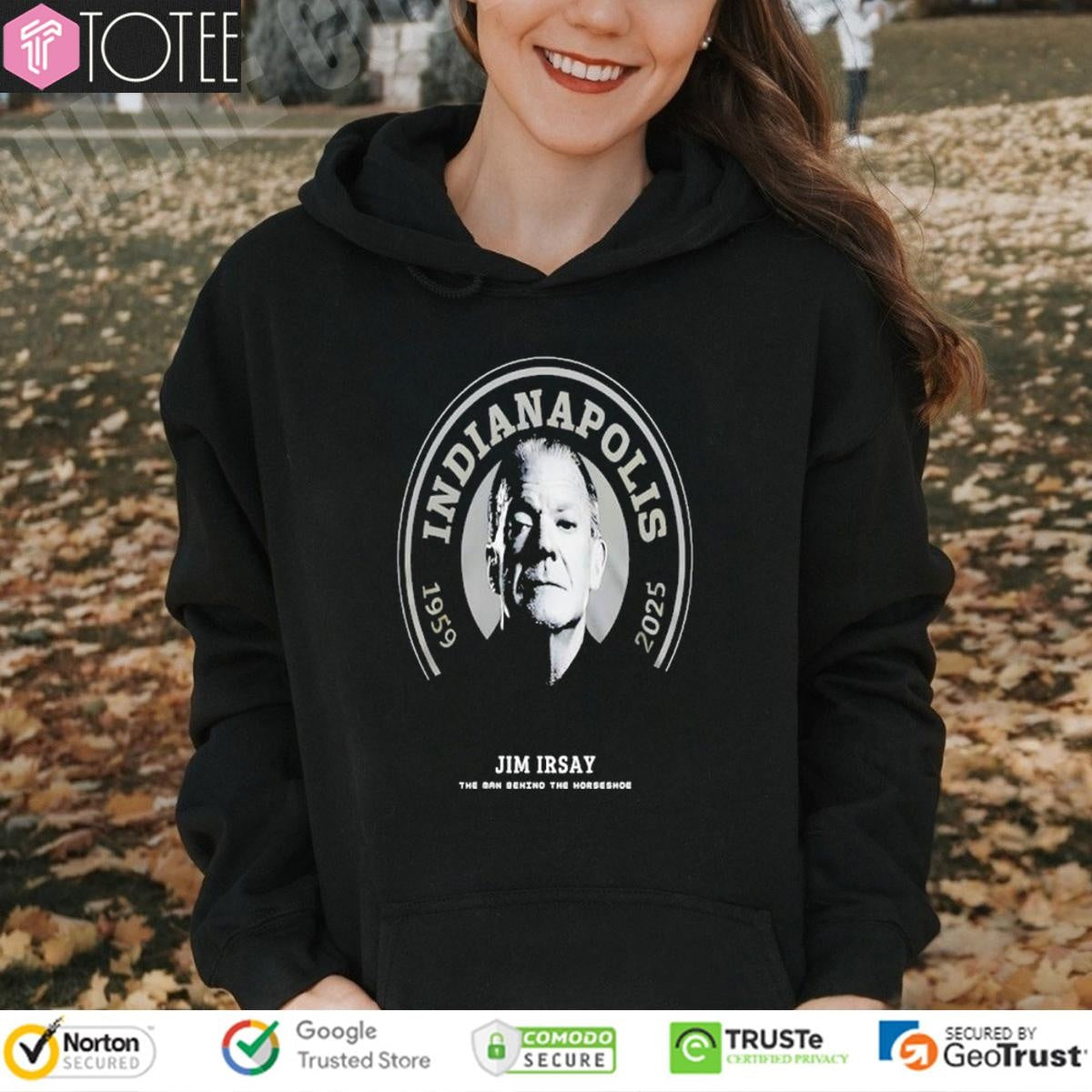 Indianapolis Colts Jim Irsay 1959-2025 The San Behind The Horseshoe T-shirt