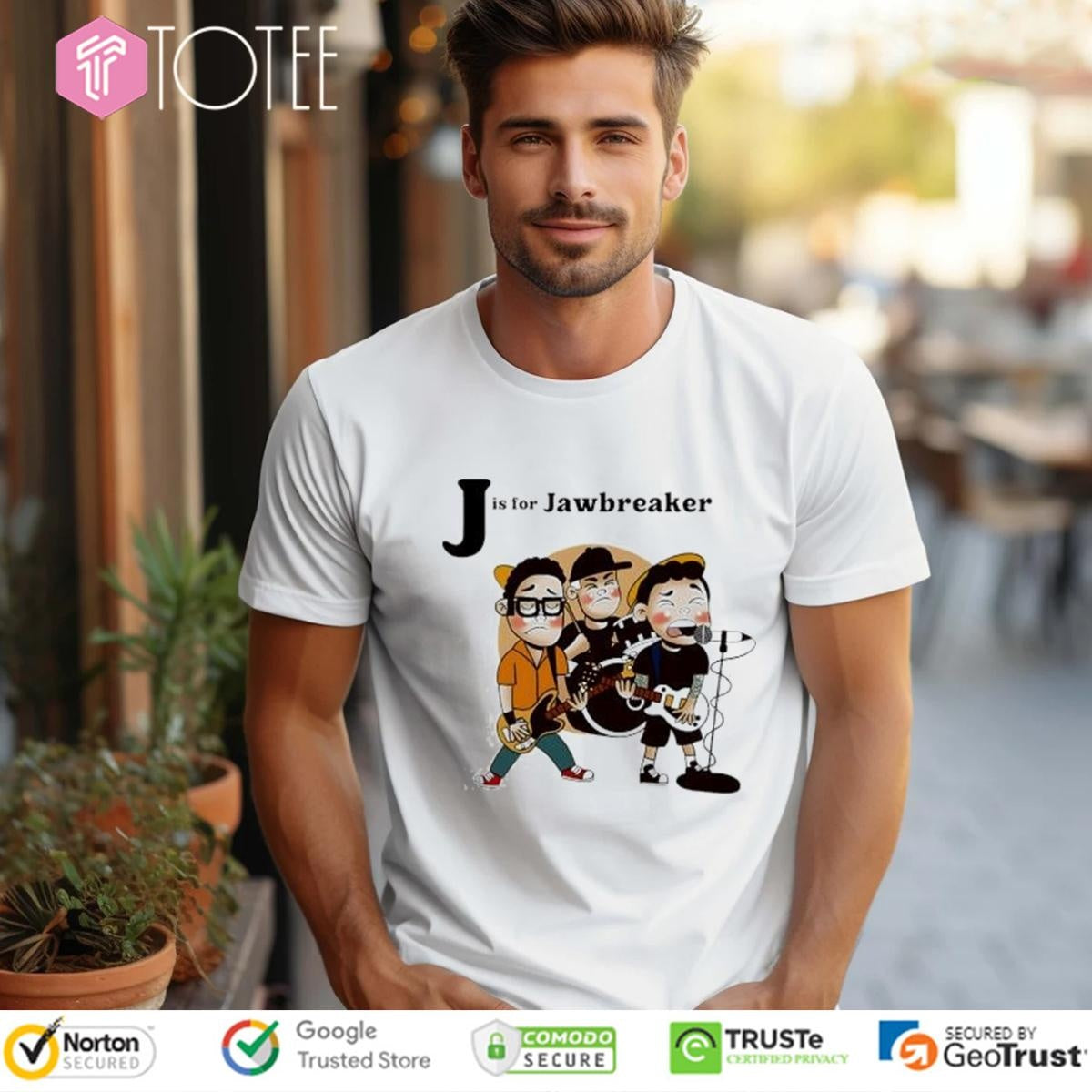 J Is For Jawbreaker Band Ver Cartoon T-shirt