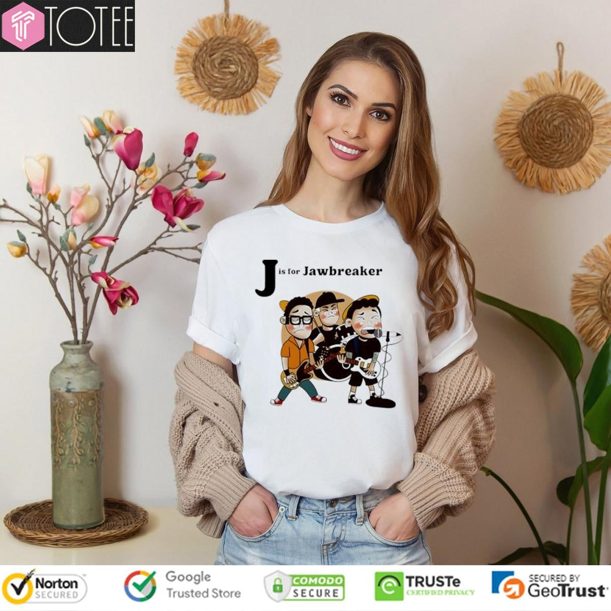 J Is For Jawbreaker Band Ver Cartoon T-shirt