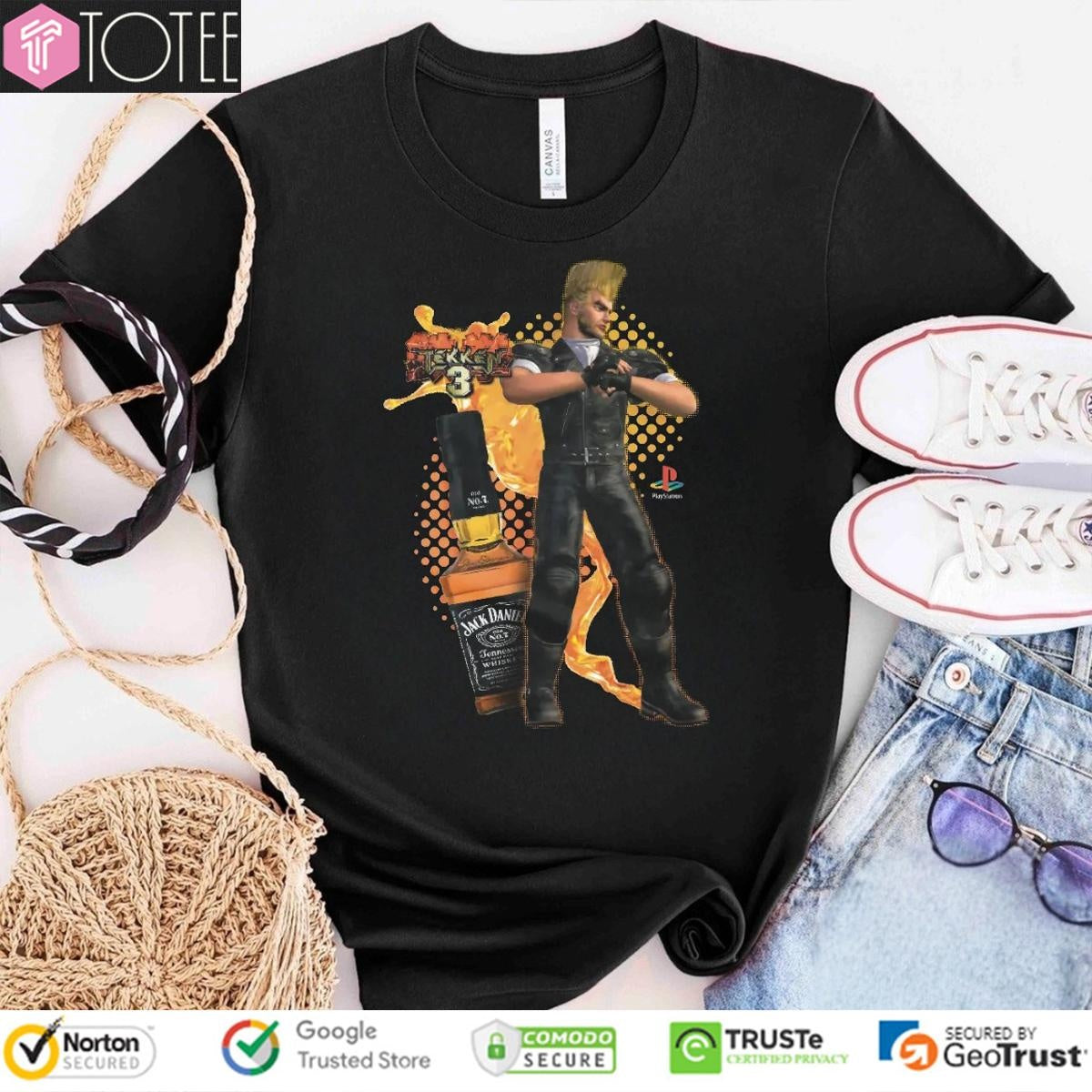 Jack Daniels X Paul Phoenix Tekken T-shirt