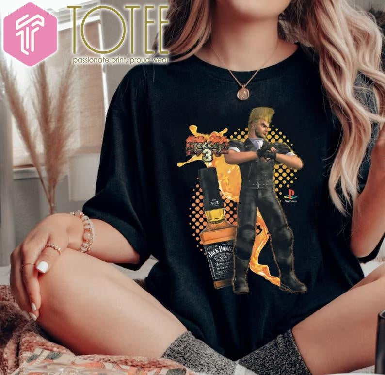 Jack Daniels X Paul Phoenix Tekken T-shirt