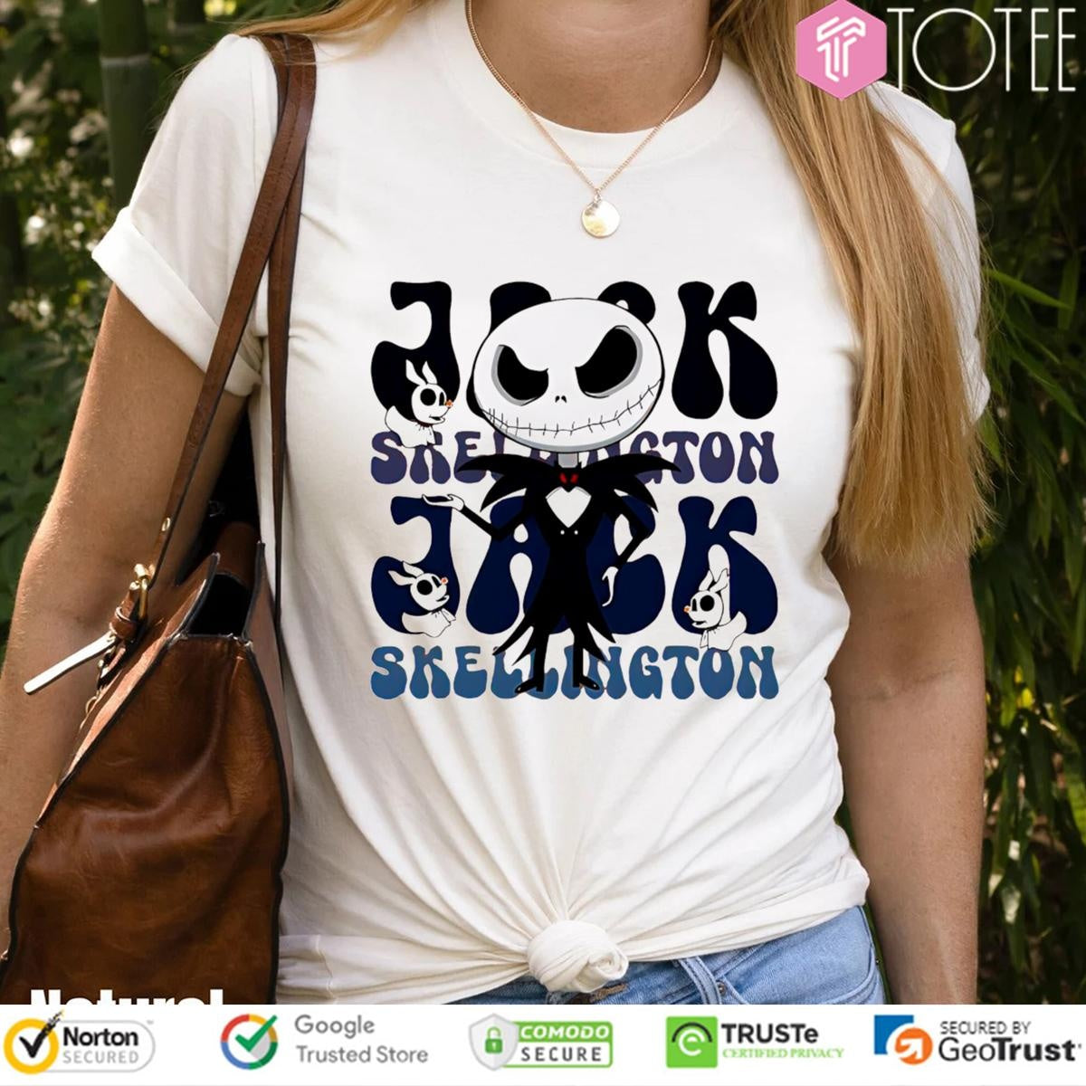 Jack Skellington Cartoon Cute T-shirt