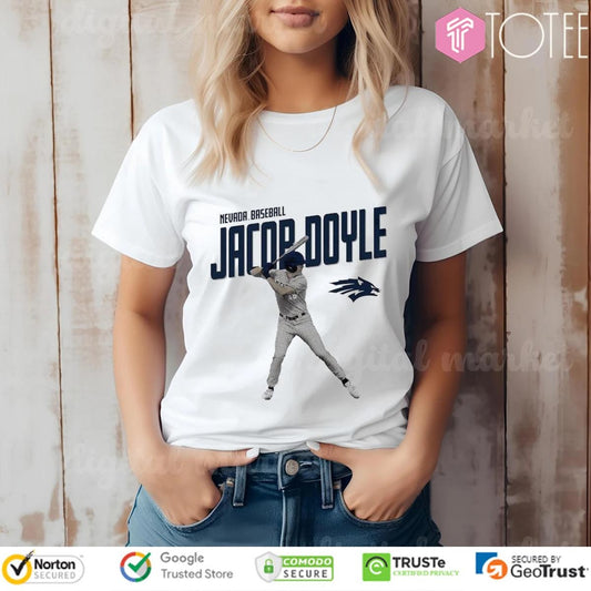 Jacob Doyle Nevada Wolf Pack Baseball T-shirt