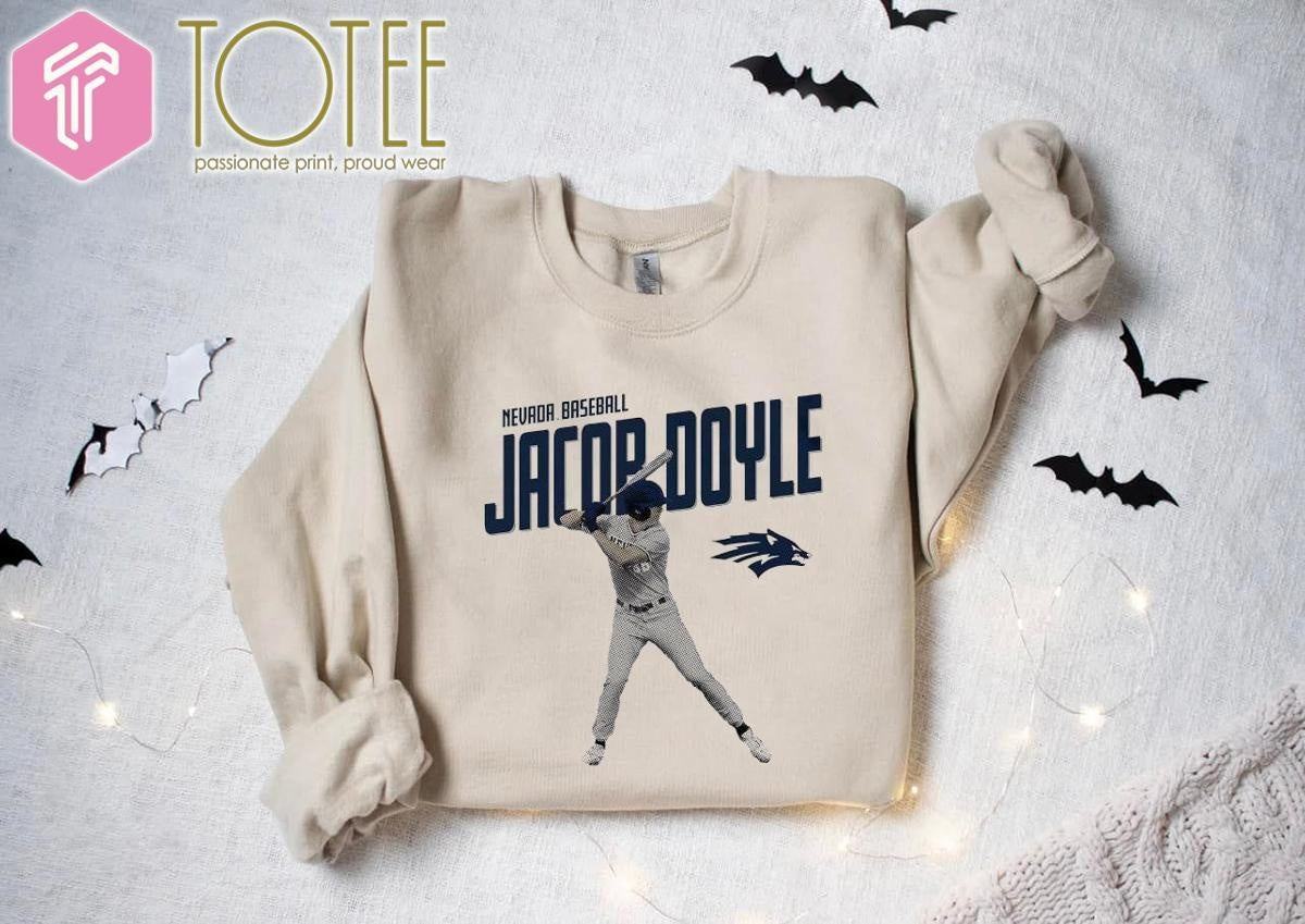 Jacob Doyle Nevada Wolf Pack Baseball T-shirt