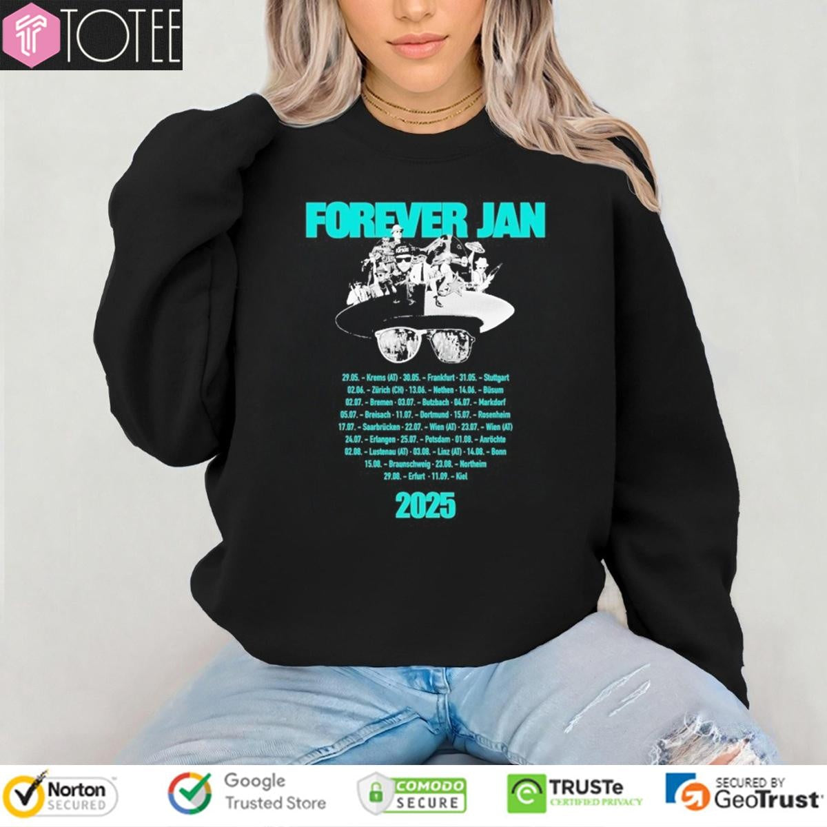 Jan Delay Forever Jan Tour 2025 Dates T-shirt