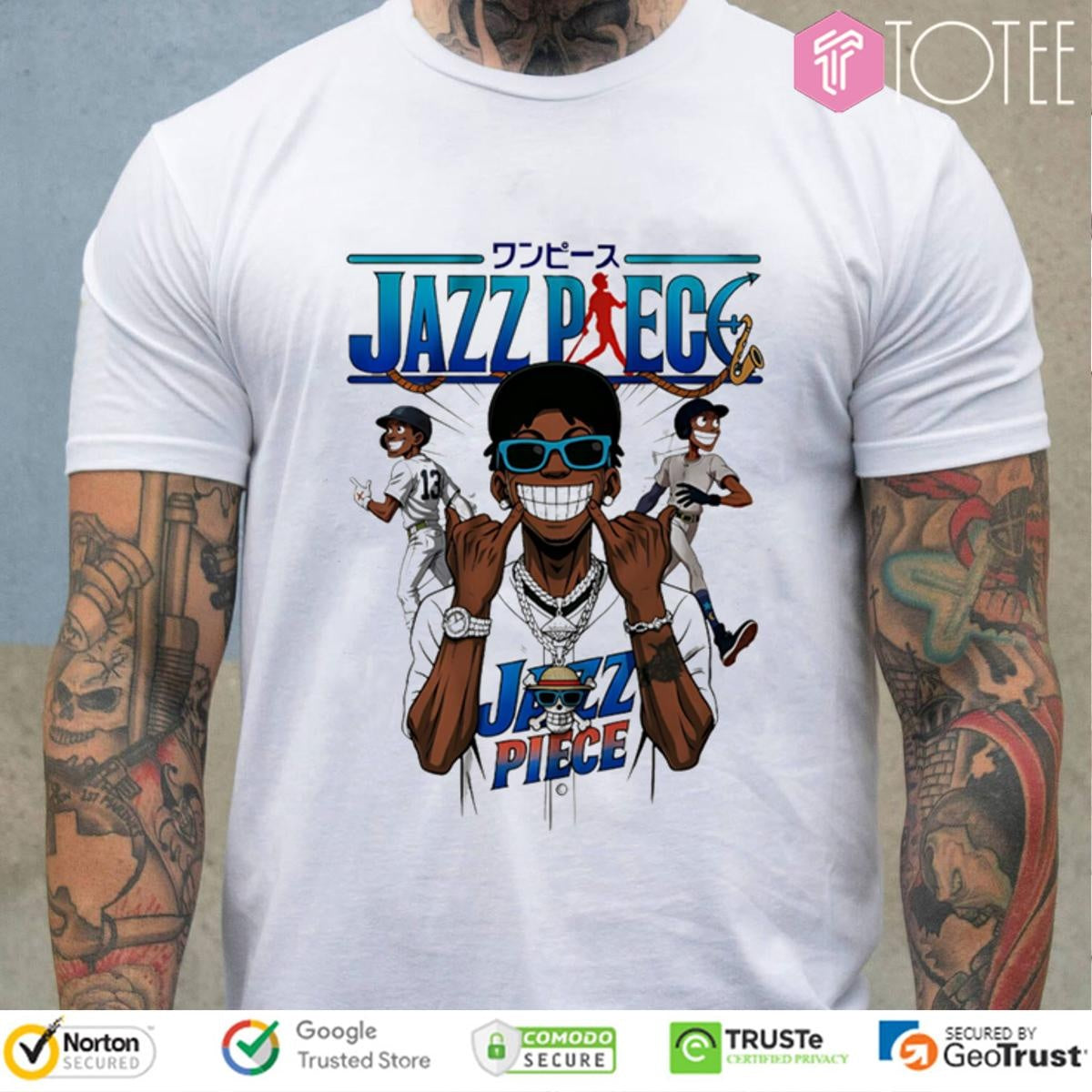 Jazz Piece Parody Jazz Chisholm Jr. One Piece ver anime T-shirt