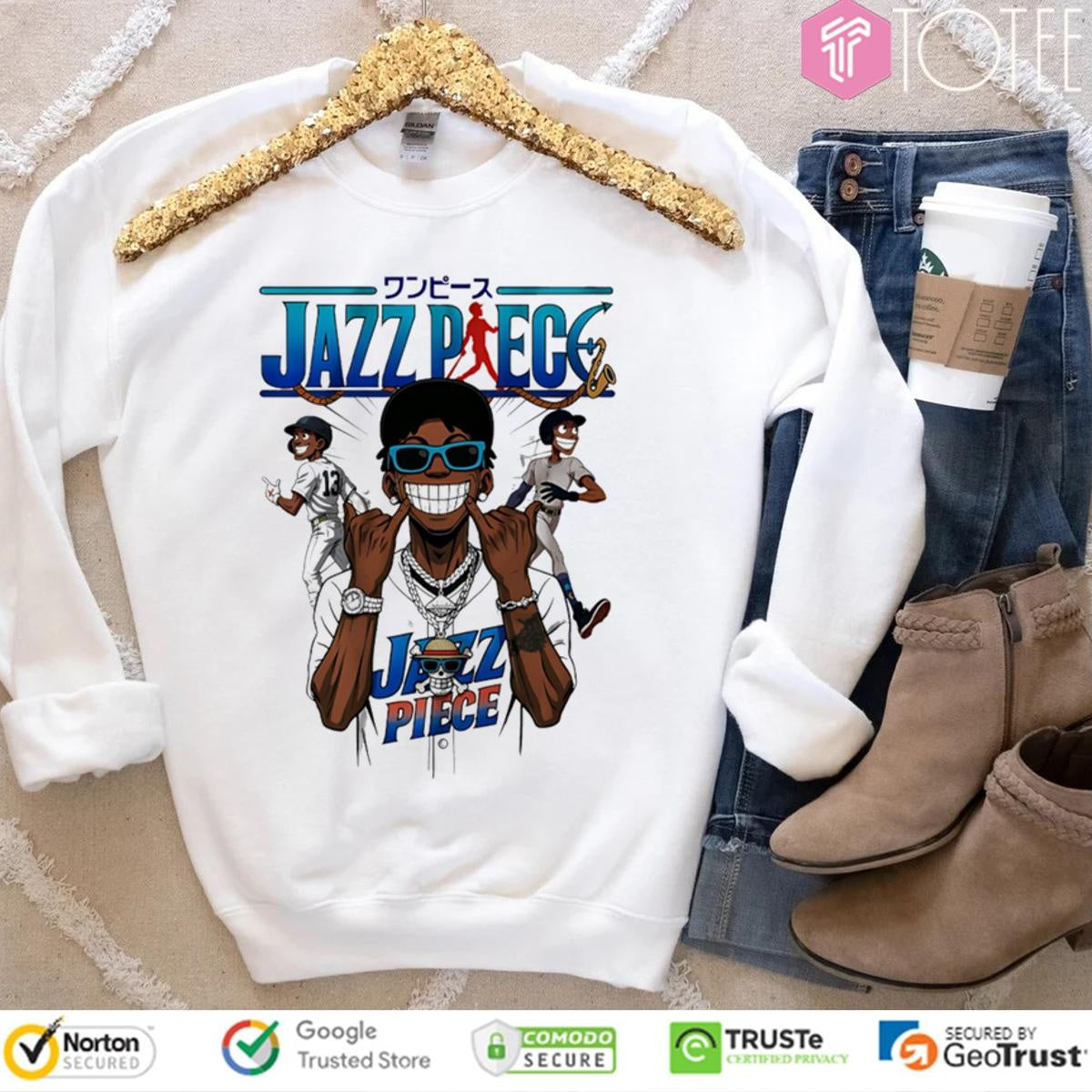 Jazz Piece Parody Jazz Chisholm Jr. One Piece ver anime T-shirt