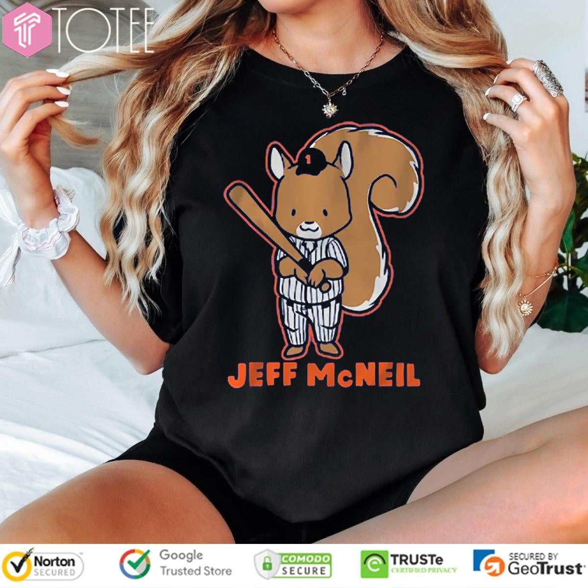 Jeff Mcneil Flying Squirrel New York Mets Baseball T-shirt