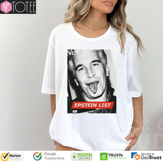 Jeffrey Epstein Tongue Out T-shirt