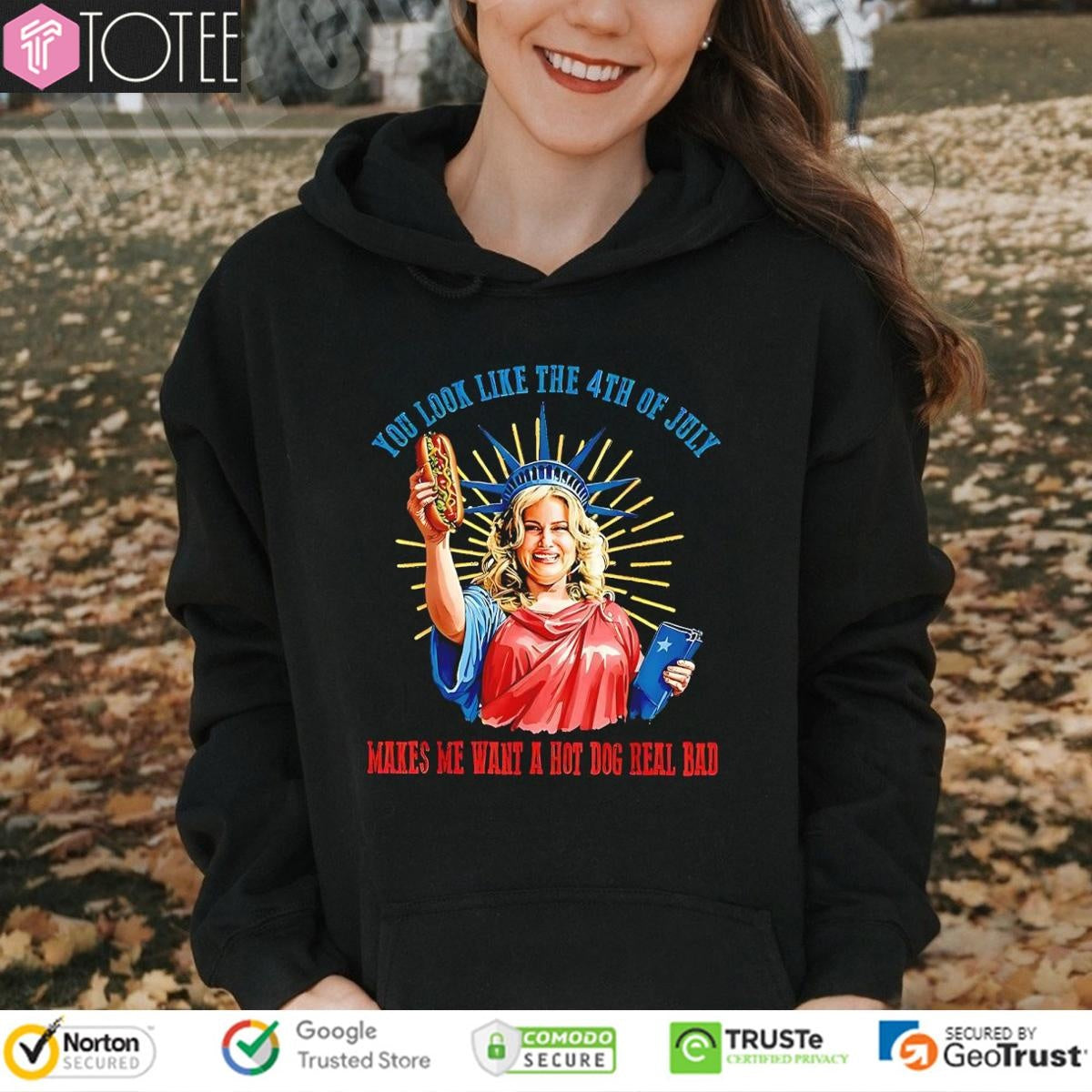 Jennifer Coolidge You Look Like The 4Th Of July Makes Me Want A Hot Dog Real Bad T-shirt