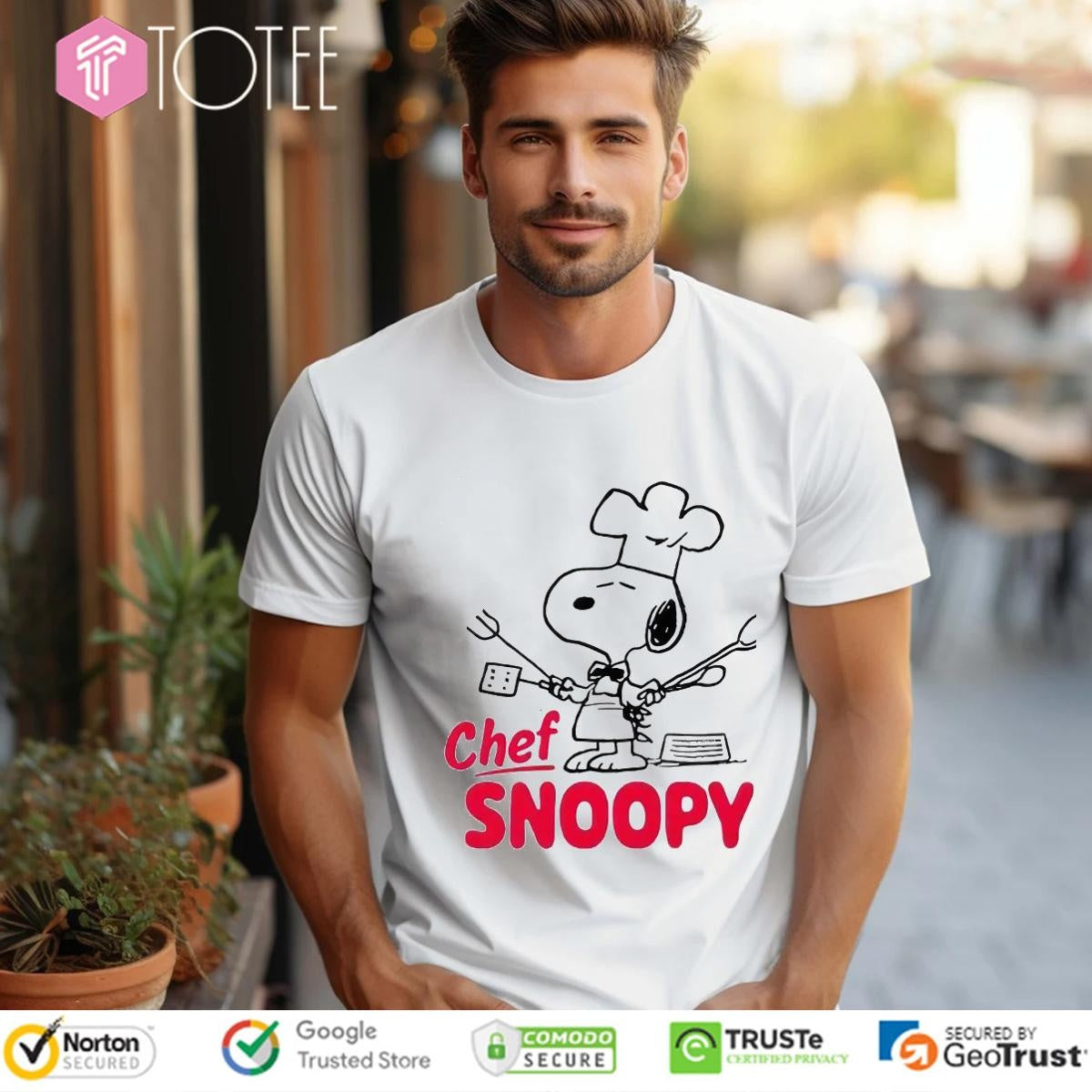 Jeremy Allen White Chef Snoopy T-shirt