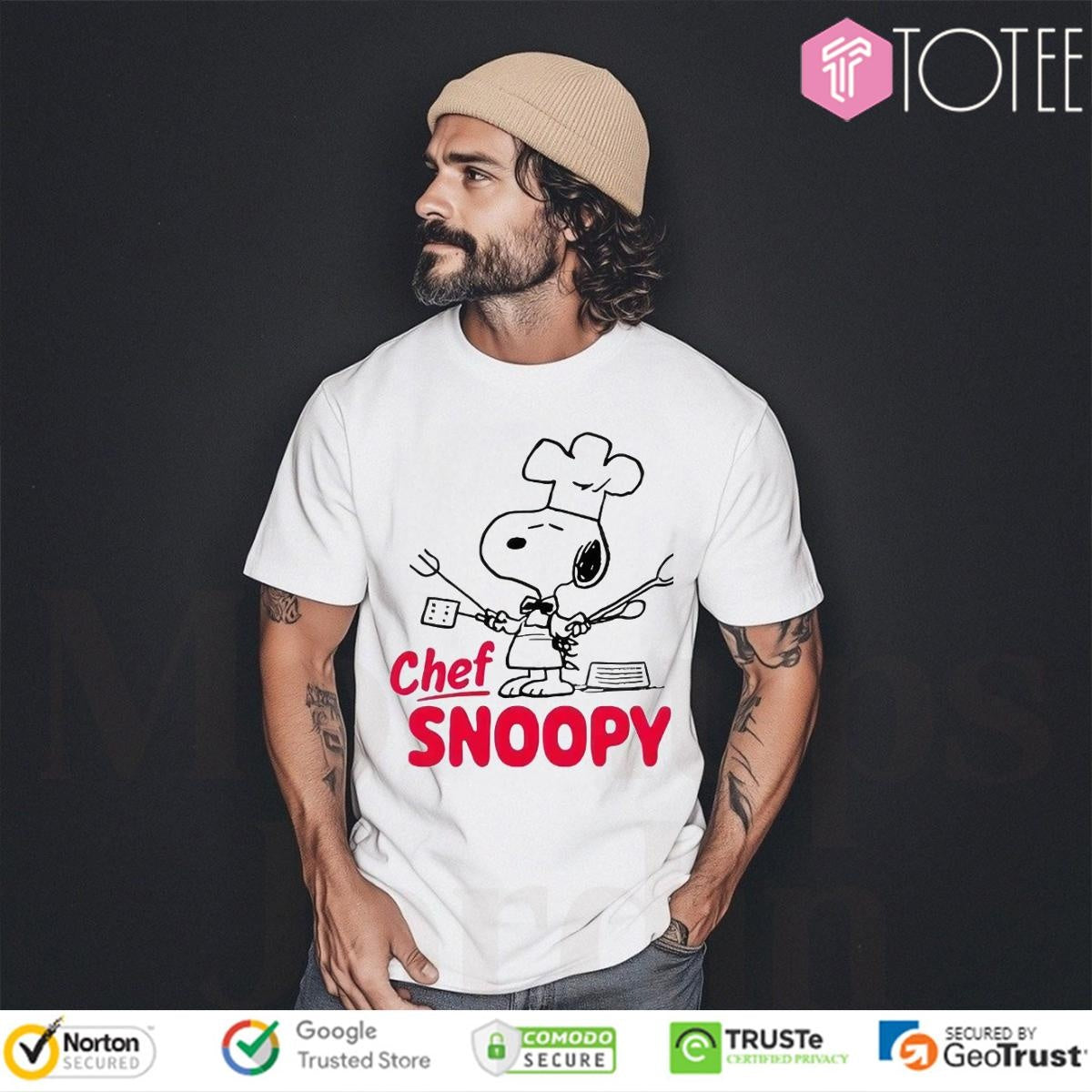 Jeremy Allen White Chef Snoopy T-shirt