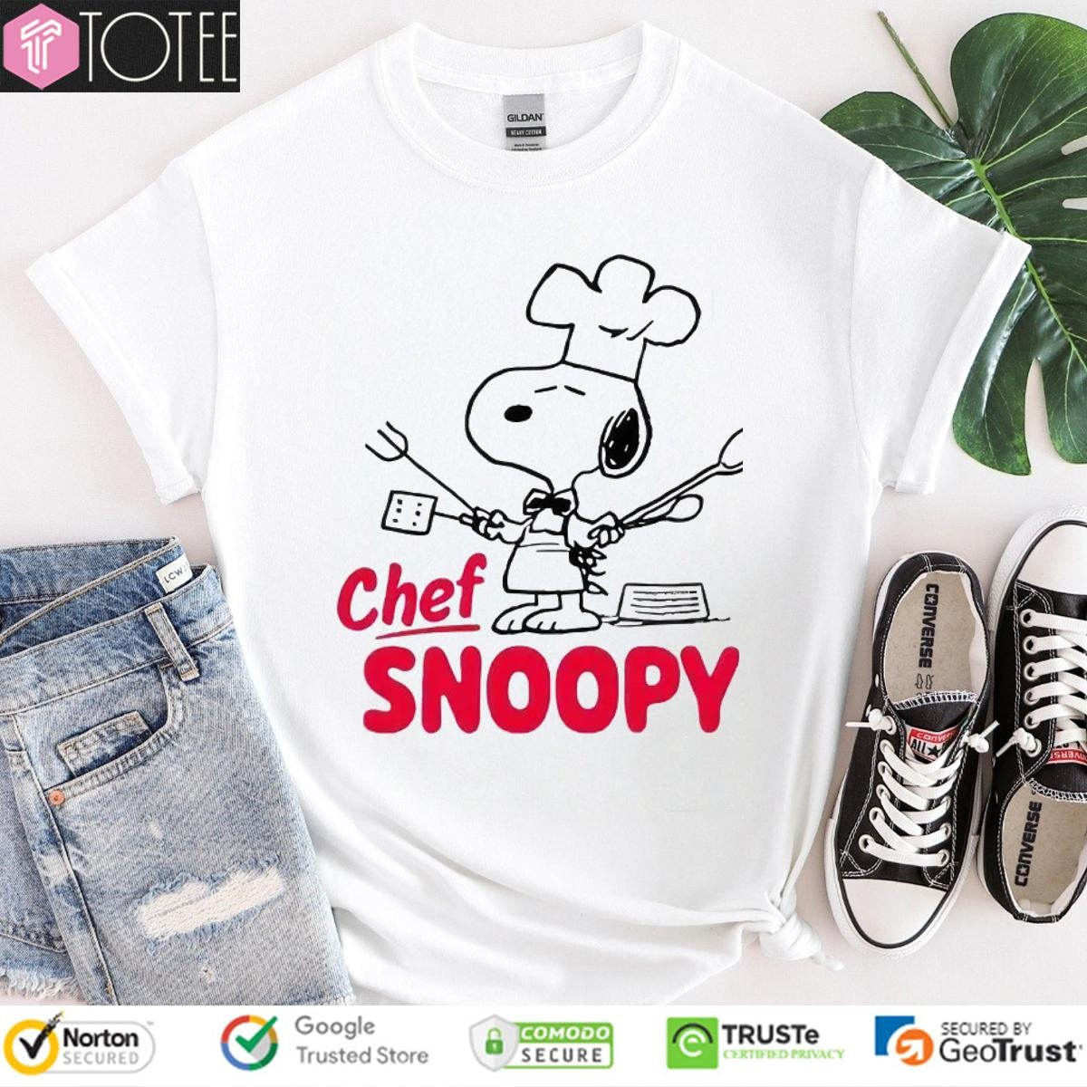 Jeremy Allen White Chef Snoopy T-shirt
