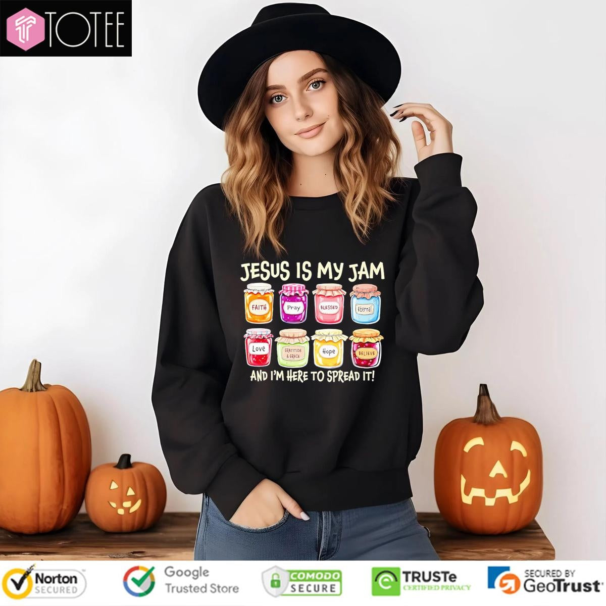 Jesus Is My Jam And Im Here To Spread It Faith Pray Blessed Love Hope T-shirt