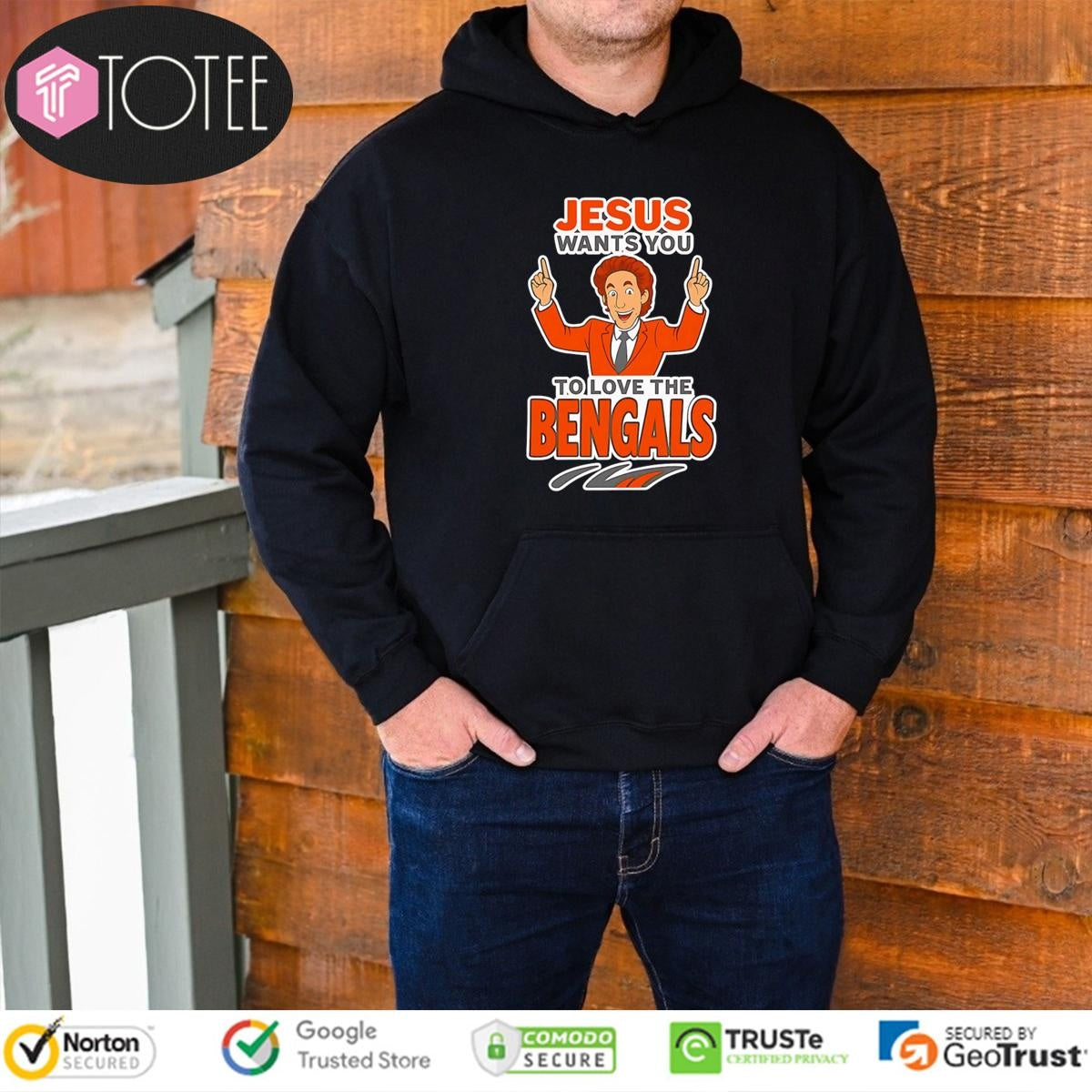 Jesus Wants You To Love The Bengals T-shirt