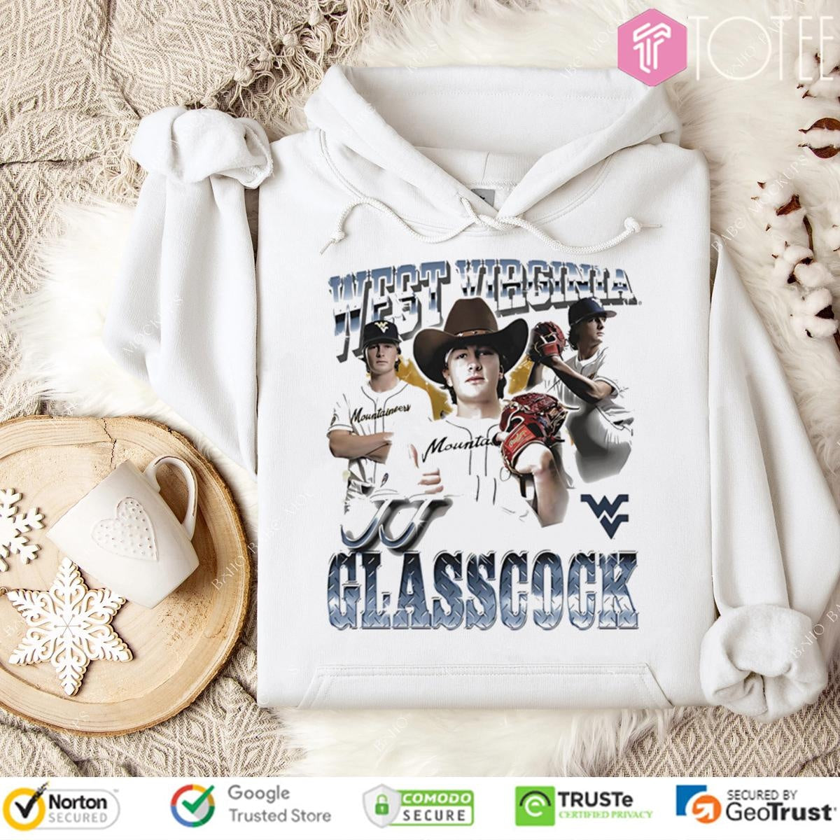 Jj Glasscock Baseball West Virginia Bootleg T-shirt