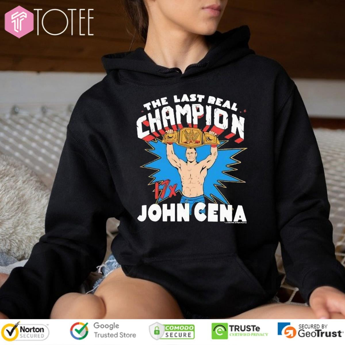 John Cena The Last Real Champion Wwe 17X Cartoon Shirt