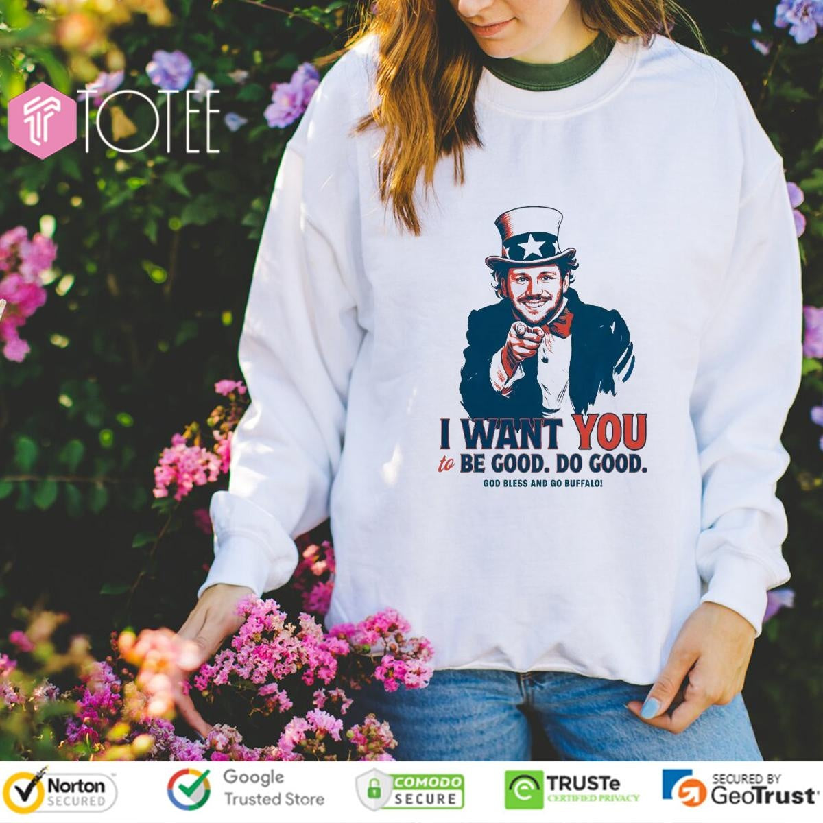Josh Allen Parody Uncle Sam I Want You God Bless And Go Buffalo Bills T-shirt