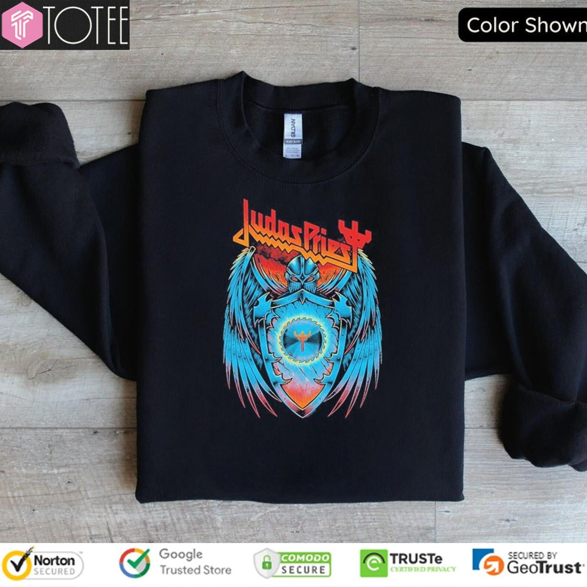 Judas Priest Shield Of Pain Tour 2025 Shield Wings T-shirt