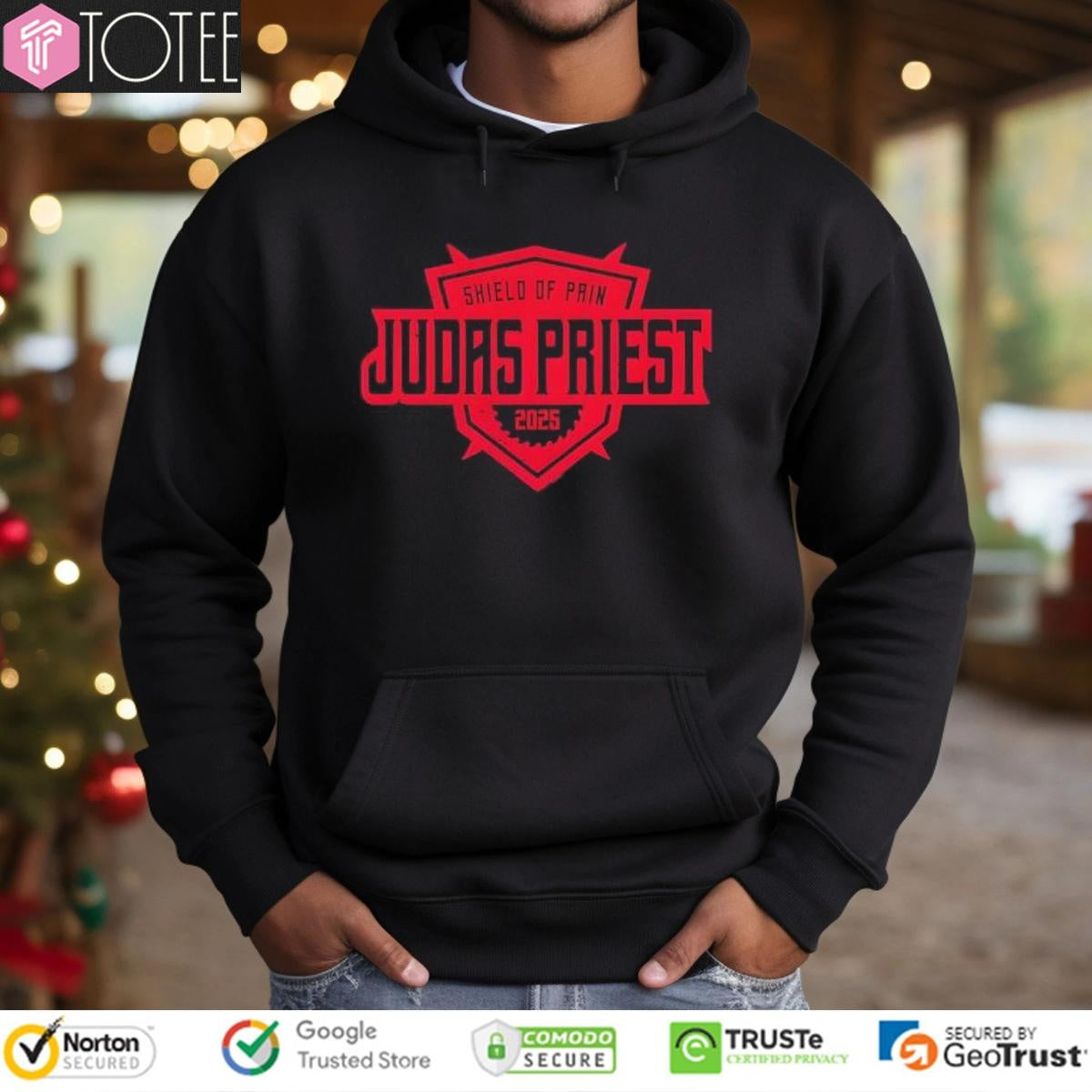 Judas Priest Shield Of Pain Tour With Tour Dates Zip Hoodie