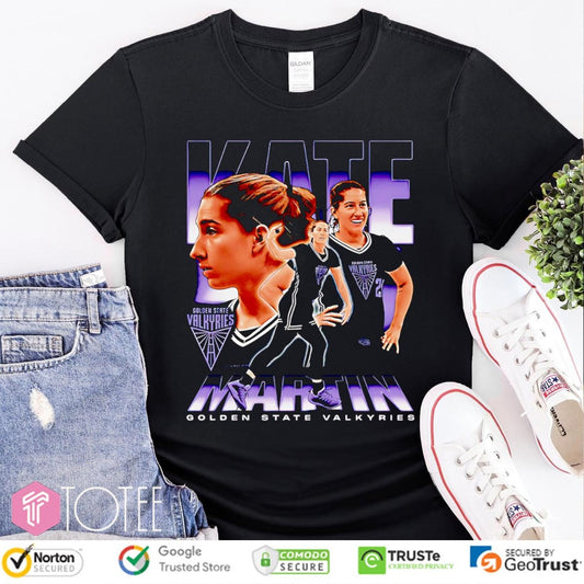 Kate Martin Golden State Valkyries Retro T-shirt
