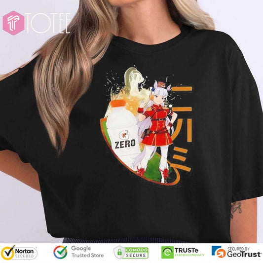 Keanu Reeves Wearing Anime Uma Musume Gatorade Zero T-shirt