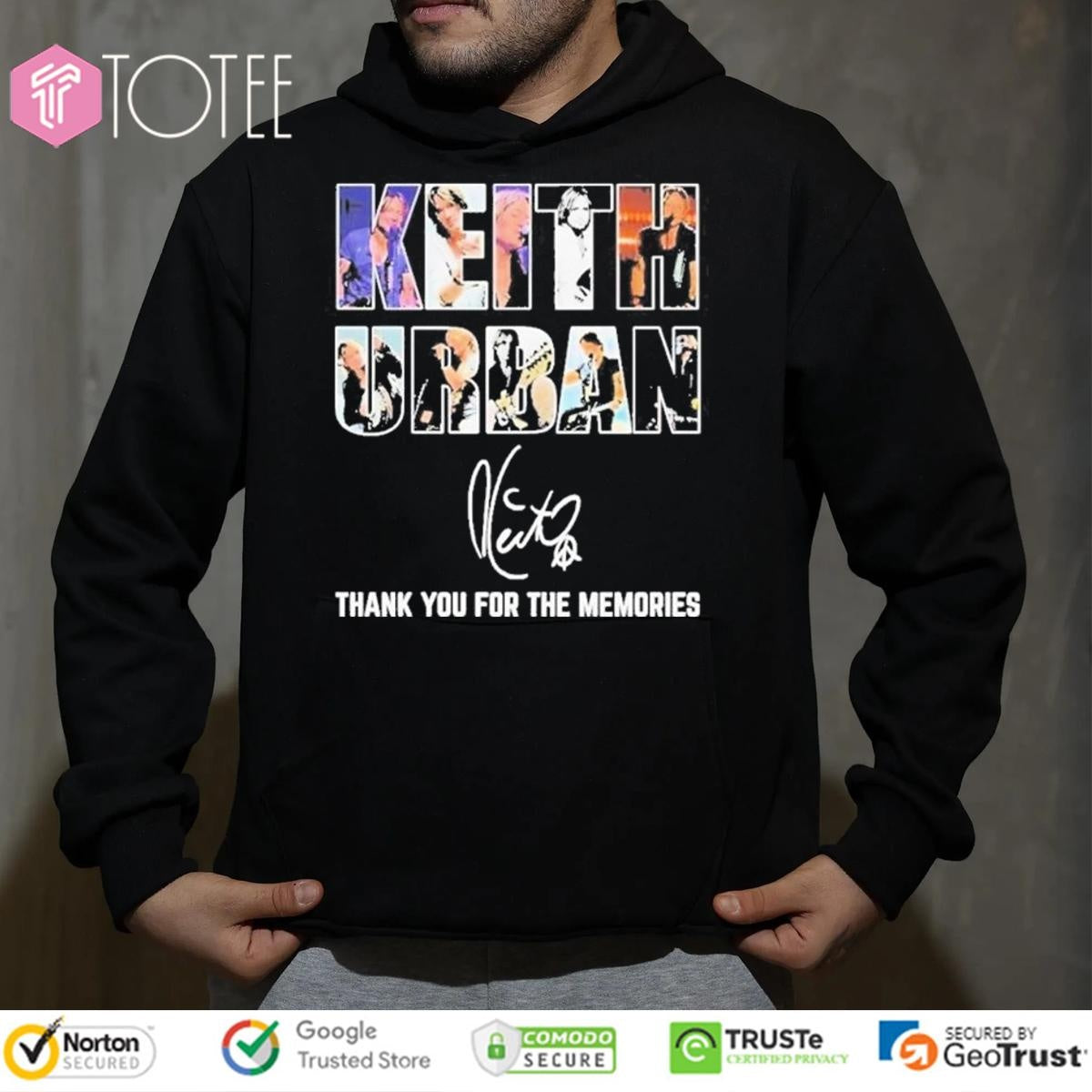 Keith Urban Signature Thank You Memories T-shirt