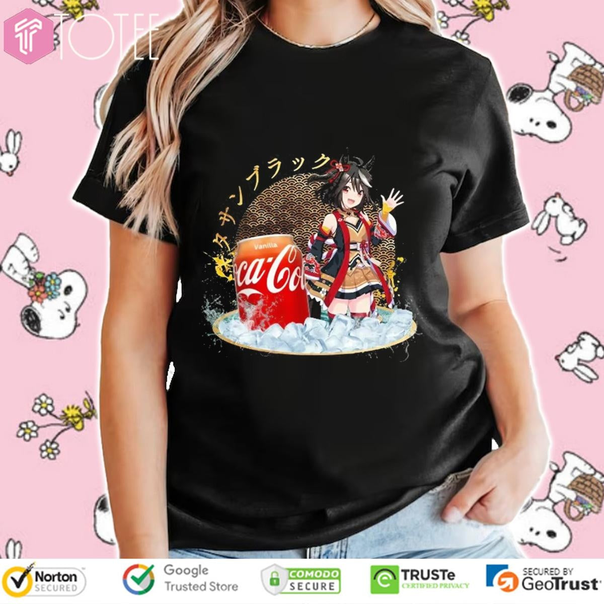 Kitasan Black Uma Musume Coca Cola Vanilla T-shirt