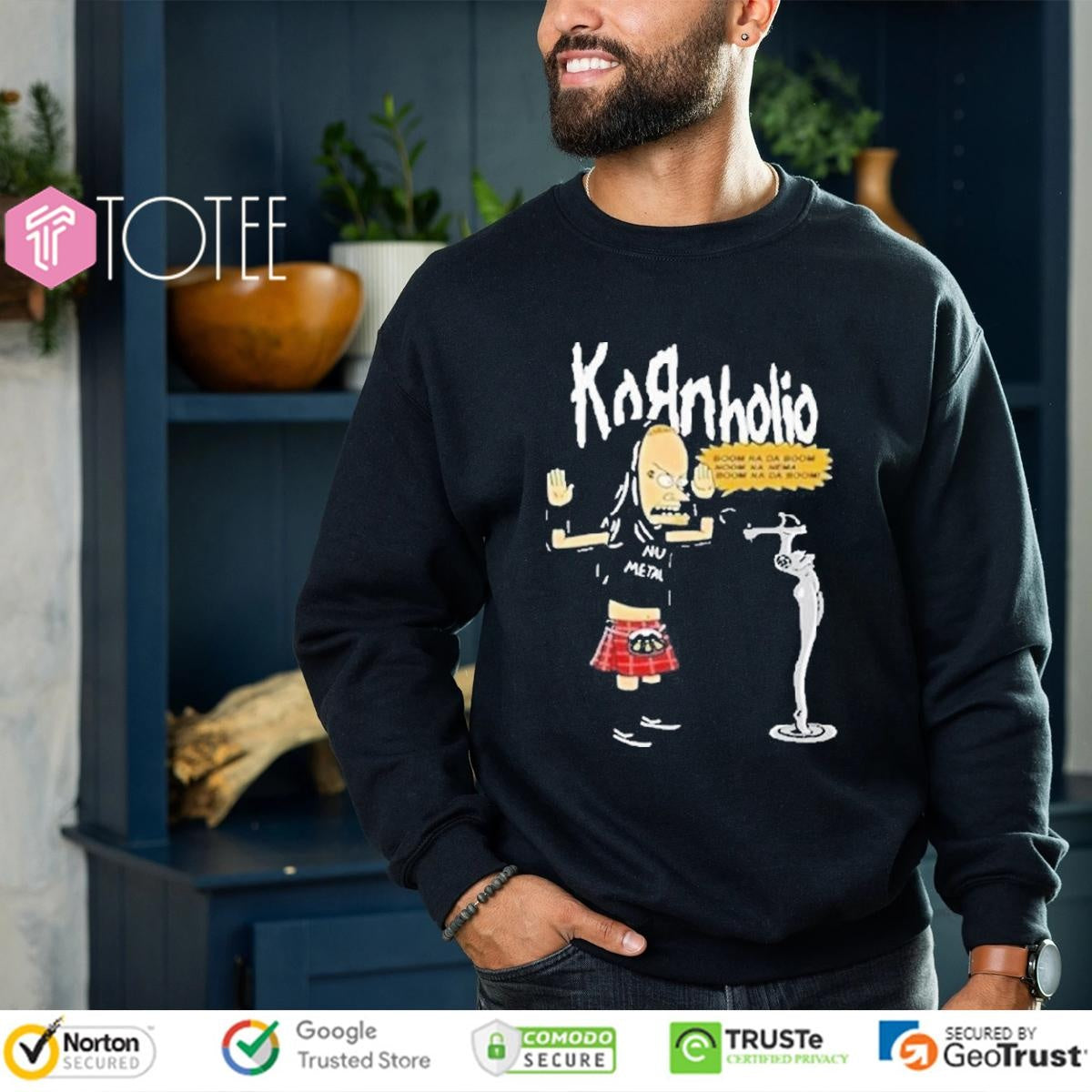 Kornholio Beavis And Butt-Head Korn Band Cornholio T-shirt