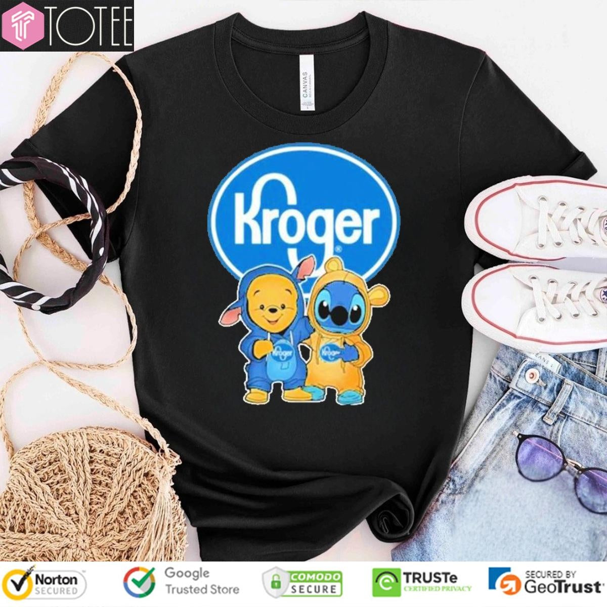 Kroger Pooh And Stitch T-shirt