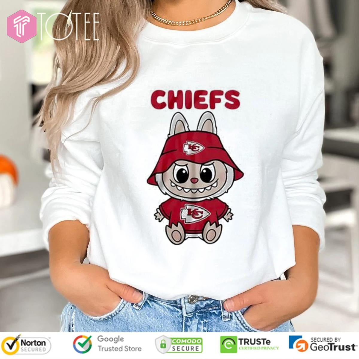 Labubu Kansas City Chiefs Lafufu T-shirt